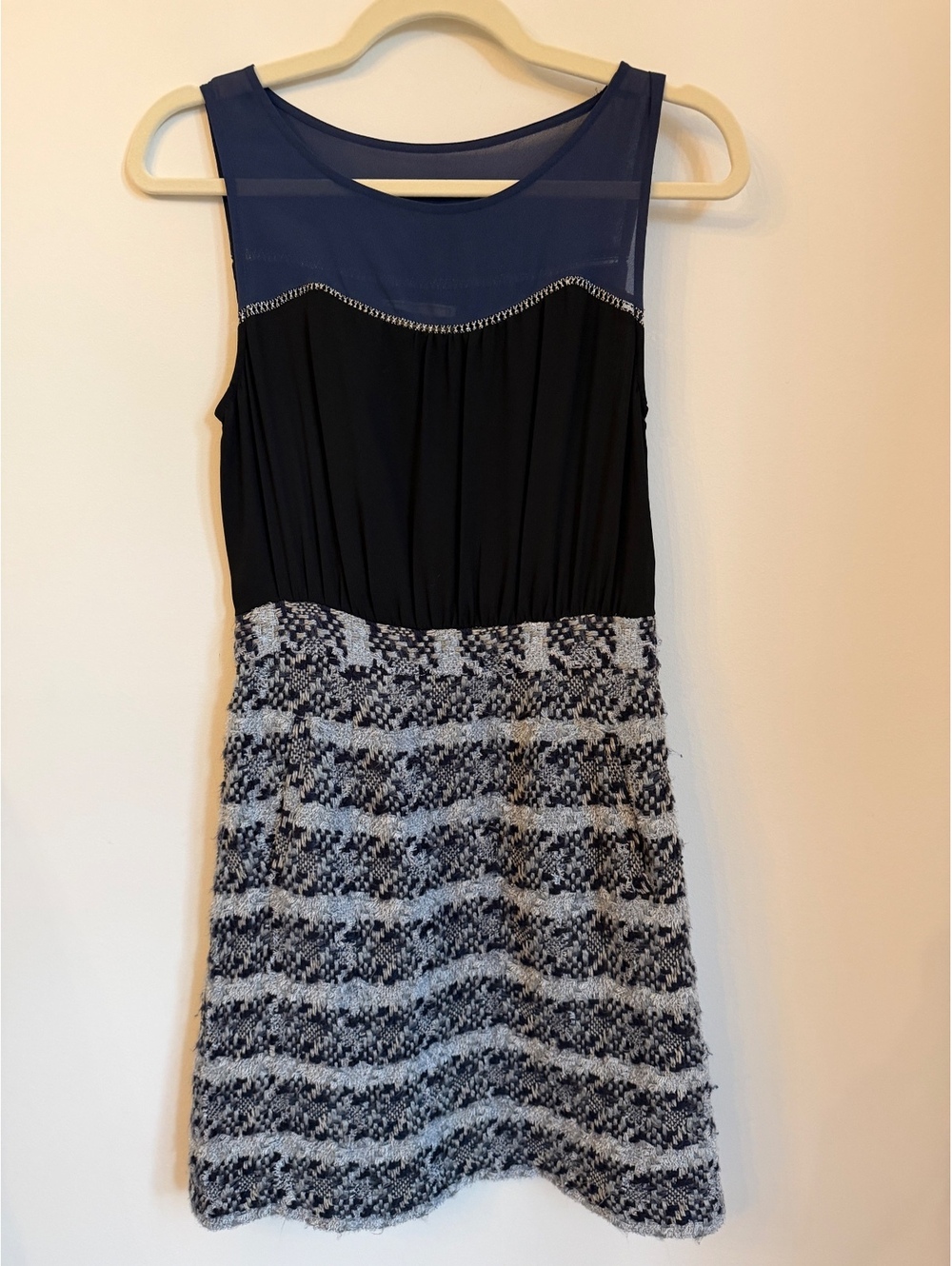 Anthropologie Moulinette Soeurs Dress Womens Size 2 Carrington Tweed Sheath Mini